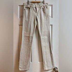 Gap 1969 Real Straight Tan Jeans // Size 29/8r